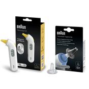 Braun ThermoScan 3 Ear Thermometer &amp; ThermoScan Hygiene Lens Caps