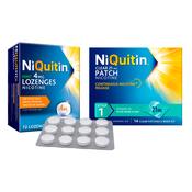 NiQuitin Clear 21mg Step 1 14s &amp; NiQuitin Lozenge 4mg Mint 72s