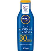 Nivea Sun Protect &amp; Moisture Sun Lotion SPF 30 200ml image
