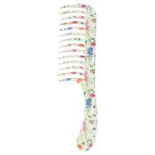 Denman D28 The Deluxe Wide Tooth Detangler Comb Floral Fantasies image