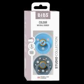BIBS Pacifier Studio Colour 2 Pack Bumblebee Latex Size 1 Breeze Mix image