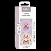 BIBS Pacifier Studio Colour 2 Pack Ladybug Latex Size 1 Violet Sky Mix image