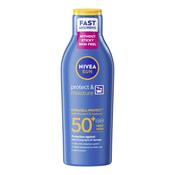 Nivea Sun Protect &amp; Moisture Sun Lotion SPF 50+ 200ml image