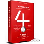 4 HER Menopause Nutritional Support with Red Clover & Sage 60 Tablets
