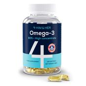 4 HIM &amp; HER Omega 3 Fish Oil 80% Concentrated Omega3 with EPA, DHA &amp; DPA 120 Softgels