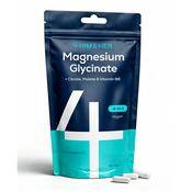 4 HIM &amp; HER Magnesium Glycinate 3in1 Complex with Citrate &amp; Malate 90 Capsules