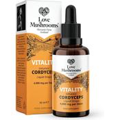 Love Mushrooms Vitality Cordyceps 50000mg Natural Passion 50ml image