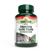Natures Aid Garlic Pearls (Odourless) One a day 120 Softgels image