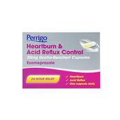 Perrigo Heartburn &amp; Anti-Reflux Control Esomeprazole 20mg 14 Capsules