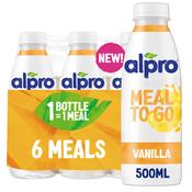 Alpro Meal to Go Vanilla Flavour Ready-To-Drink Meal Replacement 500ml x 6 image