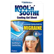 Migraine Kool'n'Soothe migraine soft gel sheets x 4 image