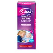Calpol infant suspension strawberry flavour 2+ months 100ml image