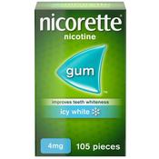 Nicorette Icy White 4mg Nicotine Gum image
