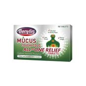 Benylin mucus cough &amp; cold all in one relief tablets image