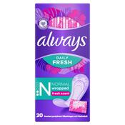Always Dailies Normal Pantyliners Fresh Scent 20 Liners