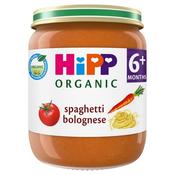 HiPP Organic Spaghetti Bolognese Baby Food Jar 6+ Months 125g image
