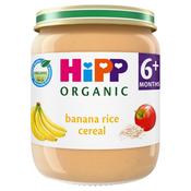 HiPP Organic Banana Rice Cereal Baby Food Jar 6+ Months 125g image