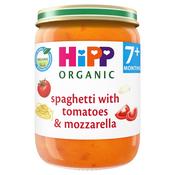 HiPP Organic Spaghetti With Tomatoes Mozzarella Baby Food Jar 7+ Months 190g image