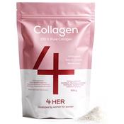 4 HER Collagen Pure 100% Pure Hydrolysed Bovine Collagen Peptides Powder 500g image