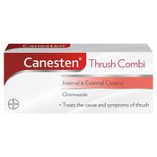 Canesten Thrush Internal &amp; External Cream Combi 5g Internal + 10g External Cream