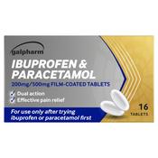 Galpharm Paracetamol 500mg &amp; Ibuprofen 200mg 16 Tablets image