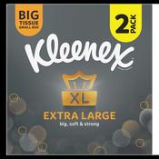 Kleenex Extra Large Compact Twin Pack 2 x 44 Tisuues