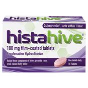 Histahive Fexofenadine 180mg 10 tablets