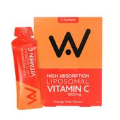 Well. Actually. Liposomal Vitamin C Sachets 5 Pack 1000mg Orange Twist Flavour 5 Satches image