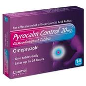 Pyrocalm omeprazole 20mg tablets image