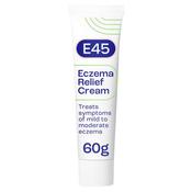 E45 Eczema Relief Emollient Cream to Soothe Dry Skin 60ml