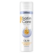 Gillette Venus Satin Care Shaving Gel Olay &amp; Vitamin E 200ml image