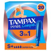 Tampax Pearl Compak Super Plus Tampons with Applicator 20 Pack image