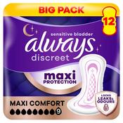 Always Discreet Maxi Comfort Pads 12s image