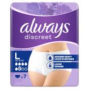 Always Discreet Normal Large Pants 7s