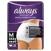 Always Discreet Maximum Protection Medium Pants 8s image