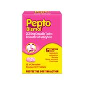 Pepto Bismol 12 Chewable Tablets