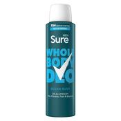 Sure Men Whole Body Deodorant Spray Ocean Rush 150ml image