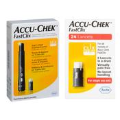 Accu-Chek Fastclix Lancing Device + Accu-Chek Fastclix Lancets