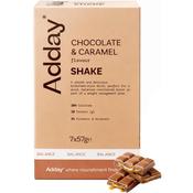 Adday Chocolate &amp; Caramel Flavoured Shake 7 Sachets image