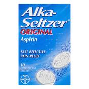 Alka Seltzer Original Pain Relief 10 Tablets