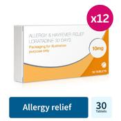Allergy &amp; Hayfever Relief Loratadine 12 Months Supply image