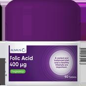 Almus Folic Acid 400UG 6 90 Tablet image