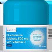 Almus Glucosamine Sulphate 500mg &amp; Vitamin C 30 Tablet