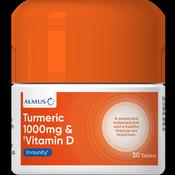 Almus Turmeric 1000mg &amp; Vitamin D 30 Tablet