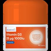 Almus Vitamin D3 25UG 90 Tablet