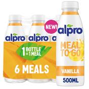 Alpro Meal to Go Vanilla Flavour Ready-To-Drink Meal Replacement 500ml x 6 image