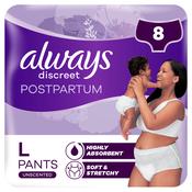 Always Discreet Post Partum Pants Large 8 Pack image