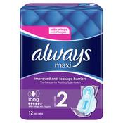 Always Maxi Pads Long with Wings 12 Pads image