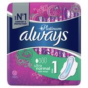 Always Platinum Normal Plus Pads with Wings 12 Pads image
