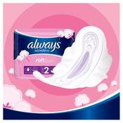 Always Sensitive Long Plus Pads with Wings 12 Pads